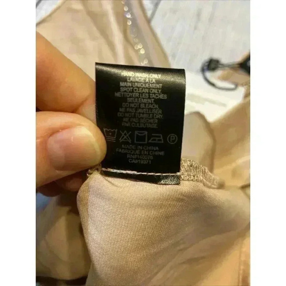 Generation Love Women's Christie Crystal Tank Small Latte Sleeveless Embellished - Picture 12 of 12